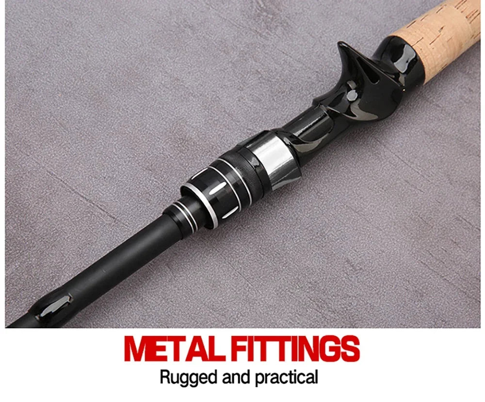 Telescopic Carbon Fishing Rod – 1.5M to 2.4M Spinning/Baitcasting