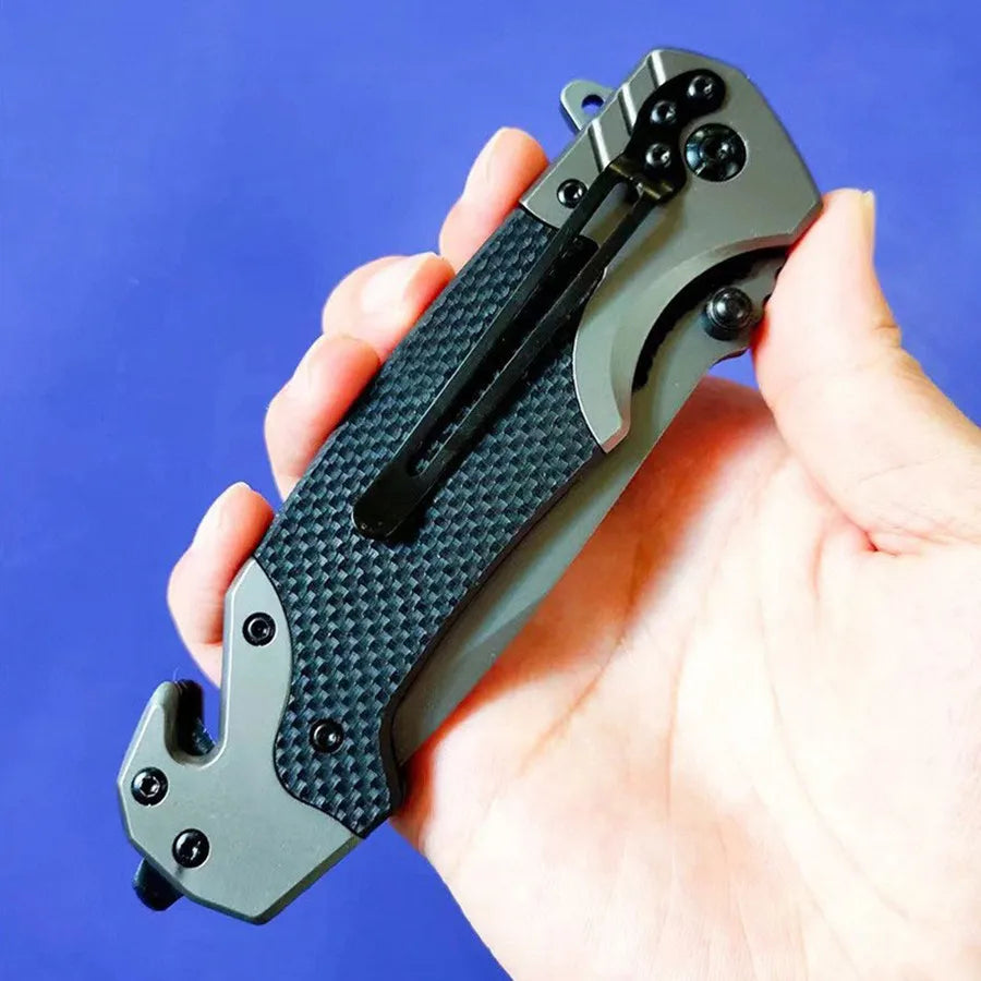 Multifunctional Folding Camping Pocket Knife – Tactical Survival Tool