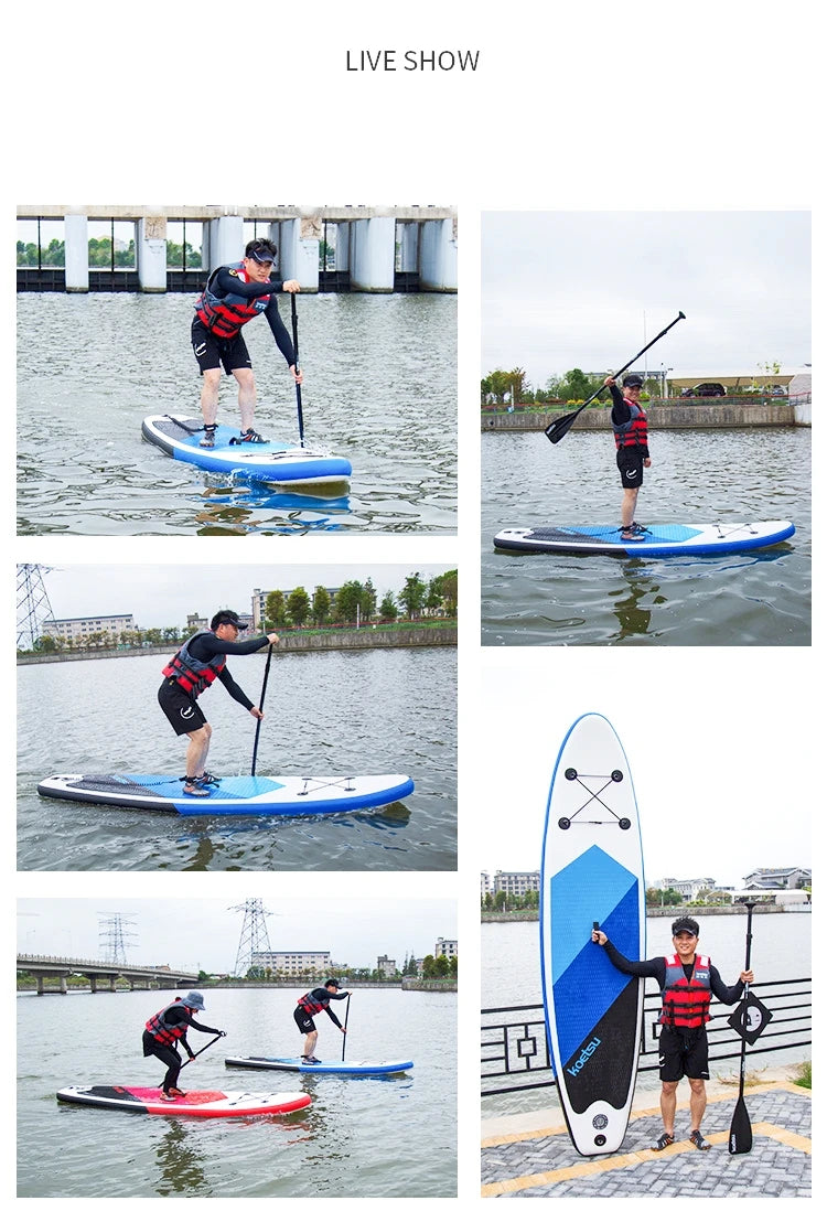 Inflatable Stand Up Paddle Board SUP Set – Kayak & Surf Accessories