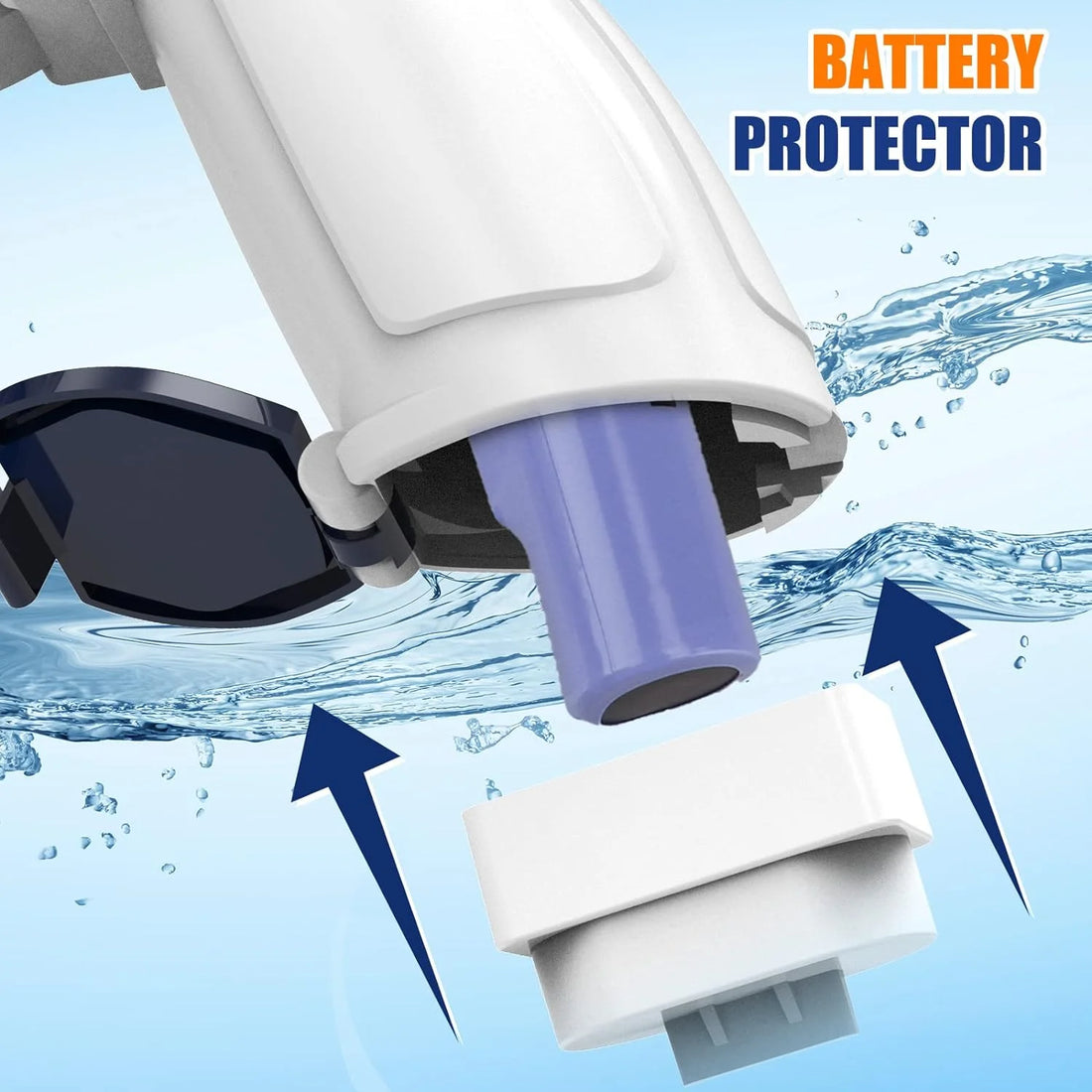 Unilabo M416 Electric Water Gun – Battery Powered with External Water Bottle
