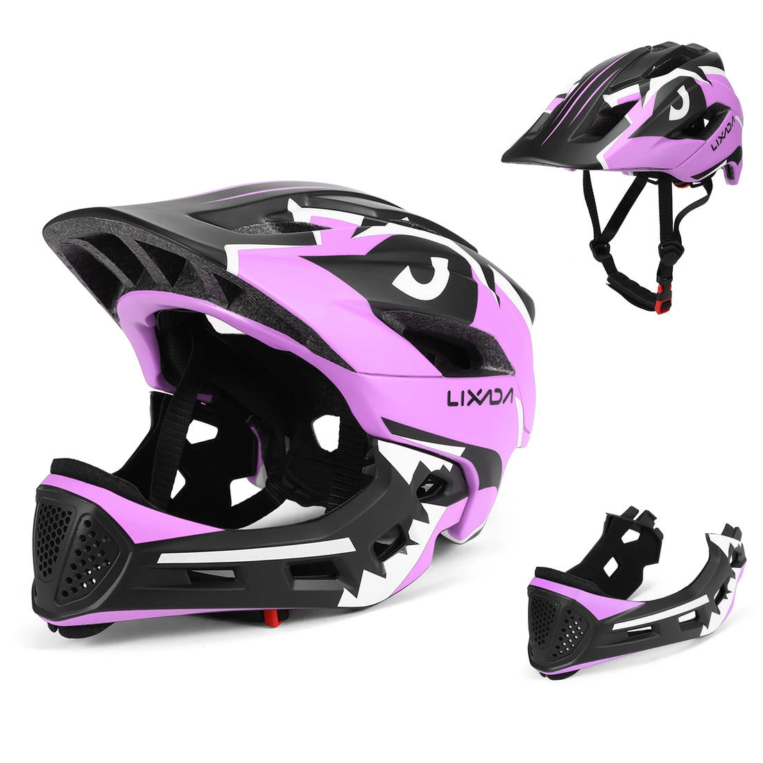 Kids Detachable Full-Face Helmet – Cycling, Skateboarding & Skating Safety Gear