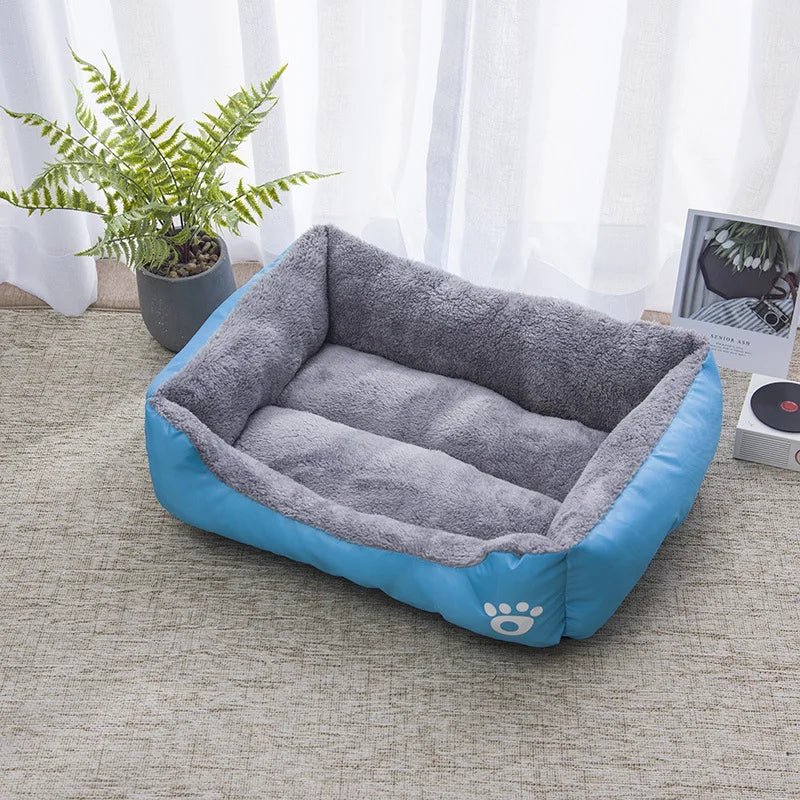 Winter Waterproof Pet Bed – Soft Warm Dog & Cat House Mat
