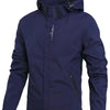 Waterproof Rain Jacket – Lightweight Hooded Outdoor Windproof Coat for Men