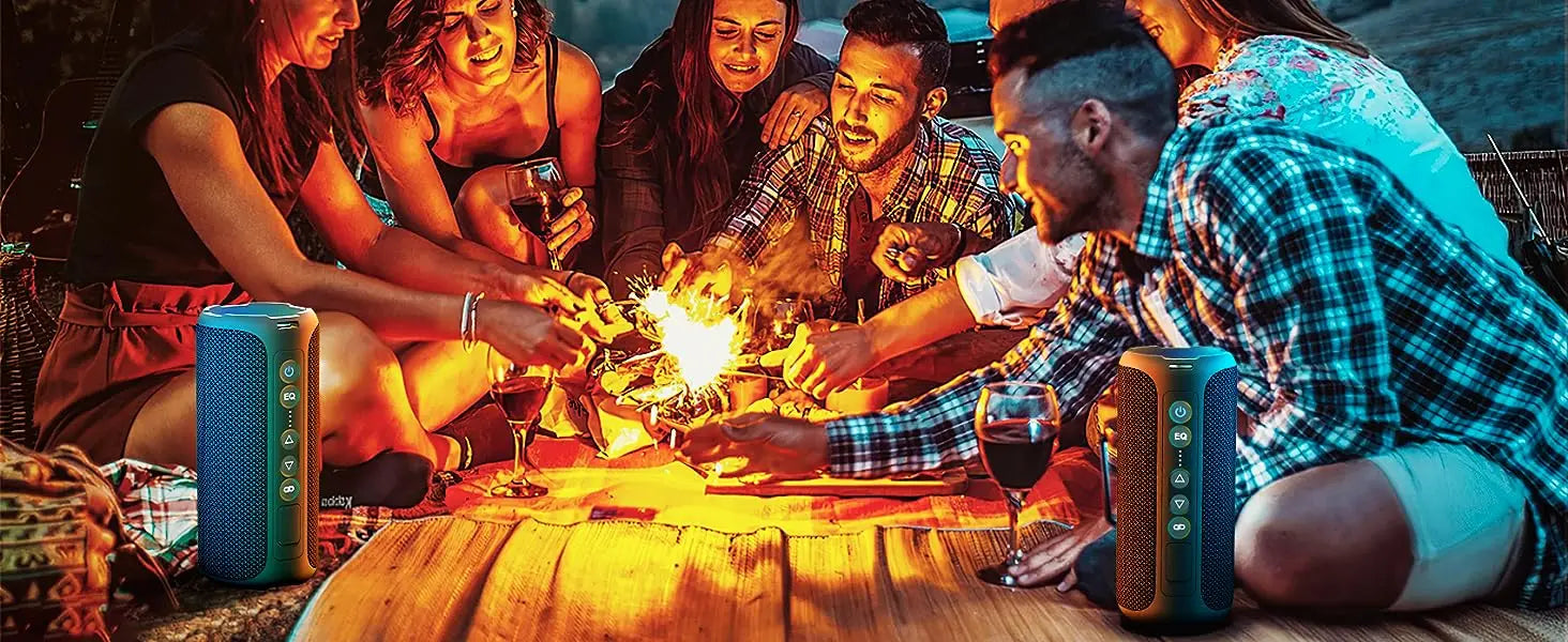 Ortizan X8 Pro Waterproof Bluetooth Speaker – Bass Boost & Dual Pairing