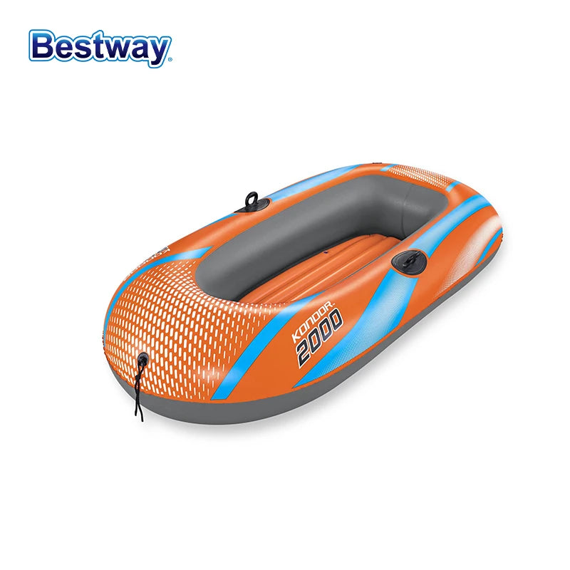 Bestway Inflatable Kayak (1–3 Person) – Heavy Duty PVC Raft for Adventure & Rafting