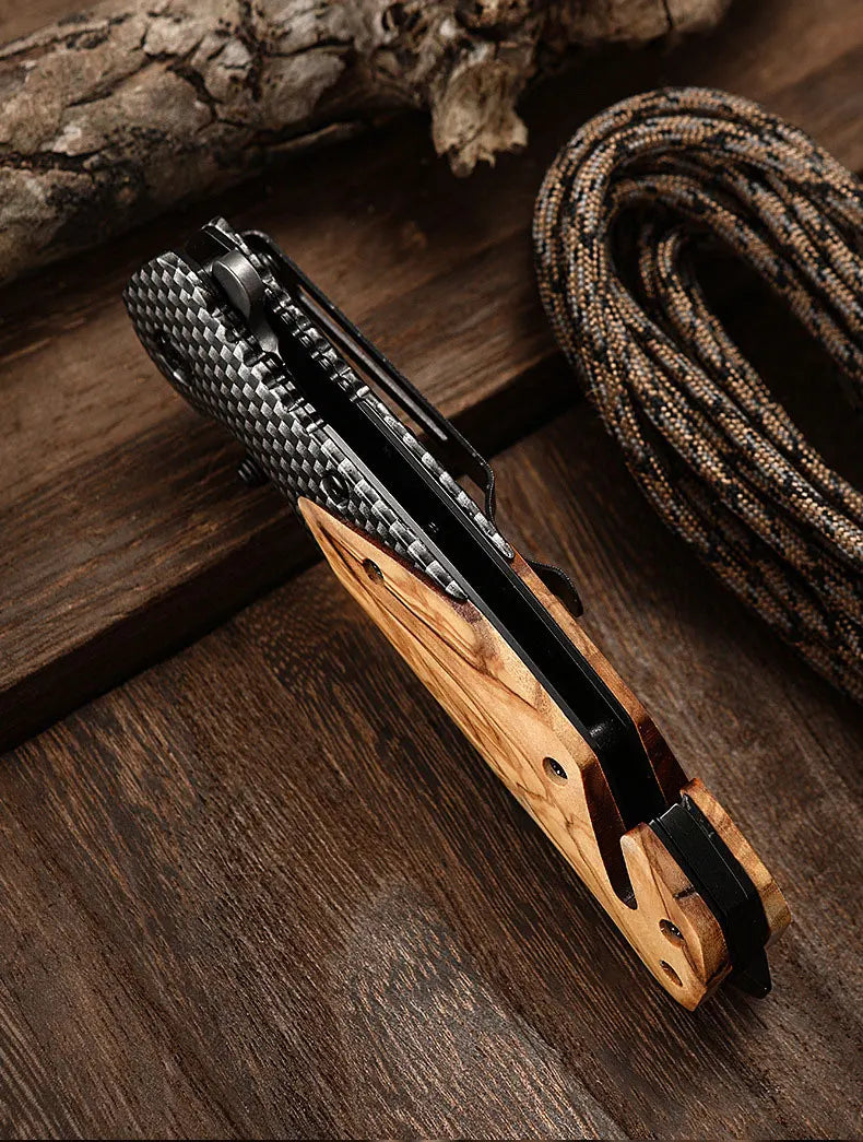 High-Hardness Folding Pocket Knife – Multifunctional Outdoor Camping Tool