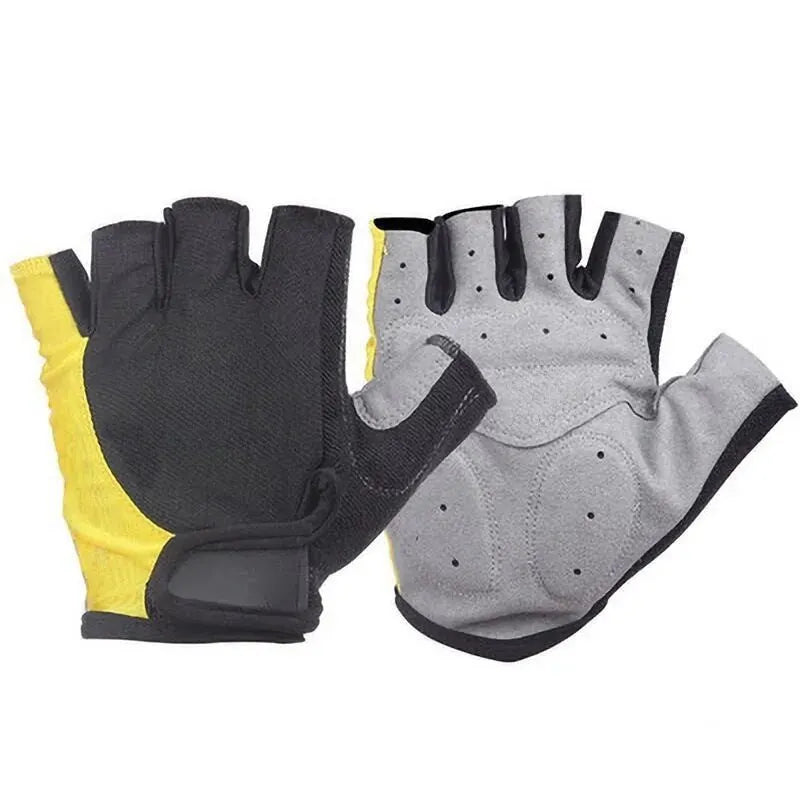 Half Finger Cycling Gloves – Breathable Anti-Slip Shockproof Bike Gloves for Men & Women