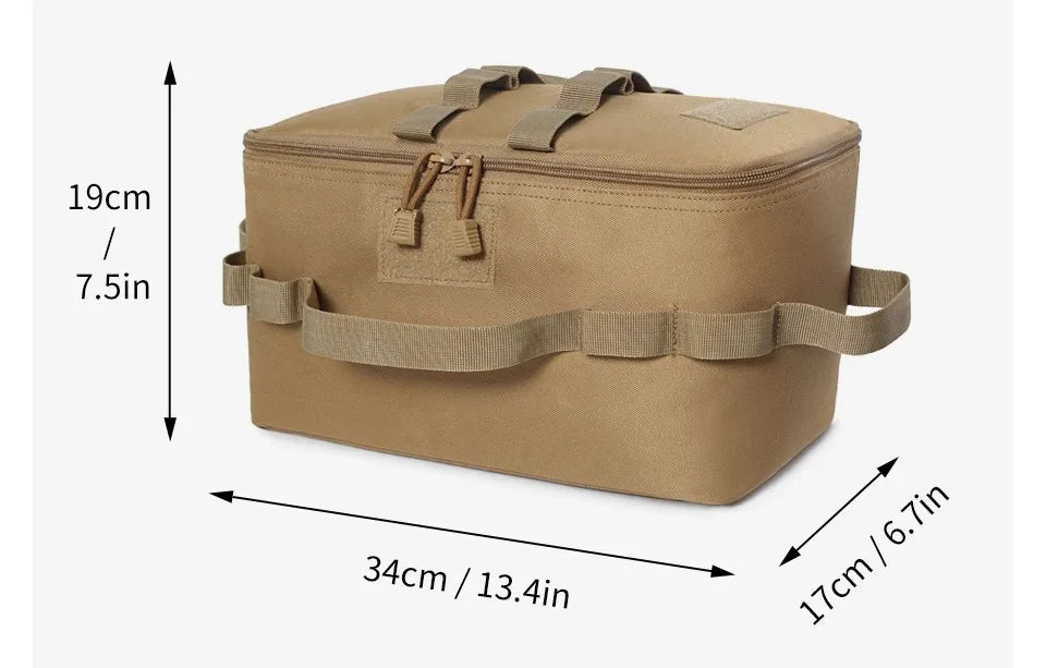 Outdoor Camping Gas Tank & Tool Storage Bag
