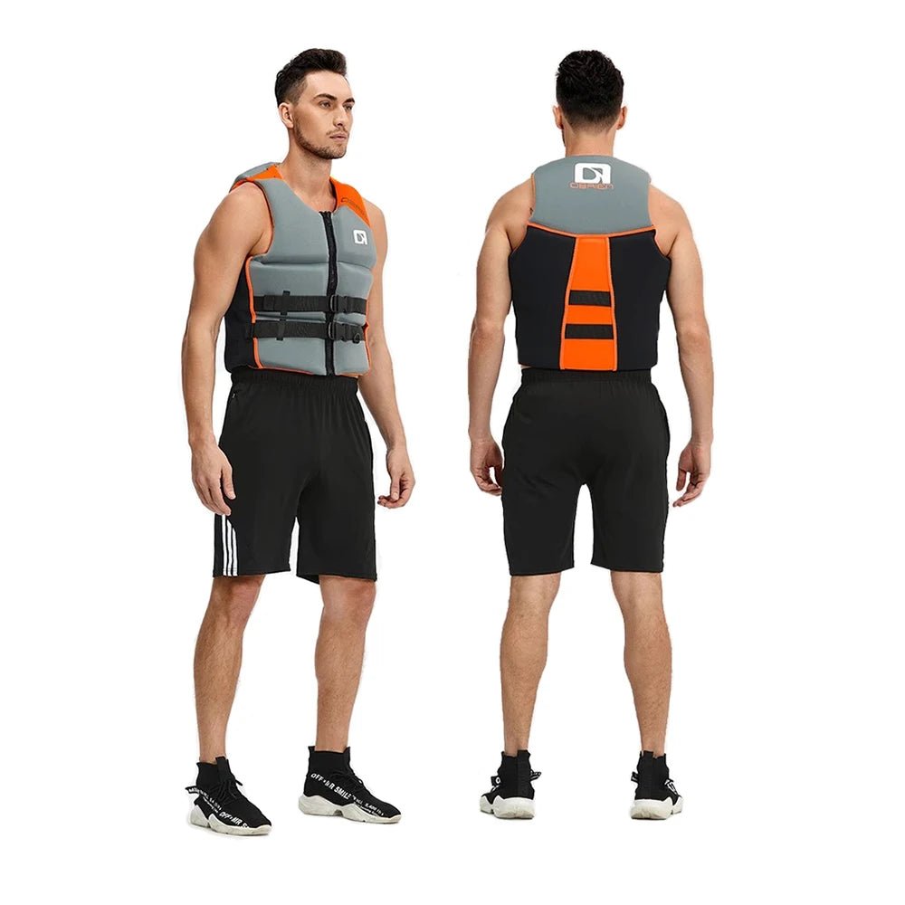 Adult Life Jacket – Kayak, Jet Ski, Wakeboard & Water Sports Safety Vest