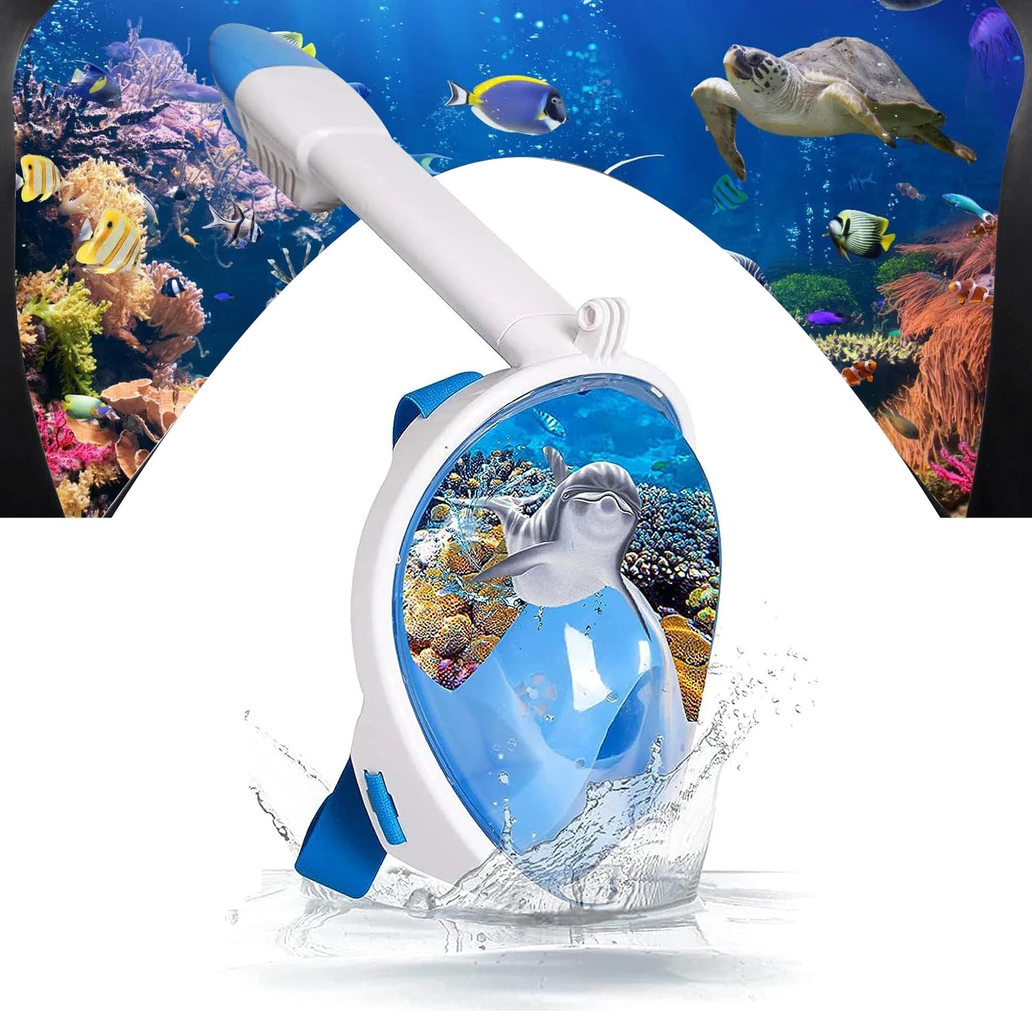 Full Face Snorkel Mask – Anti-Fog Diving Mask for Adults