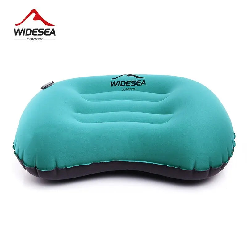 Widesea Portable Inflatable Camping Pillow – Compact Folding Air Cushion