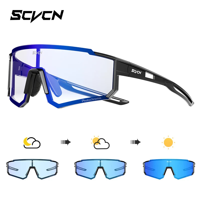 SCVCN Outdoor Cycling Sunglasses – UV400 Sports Bike Glasses for Men & Women