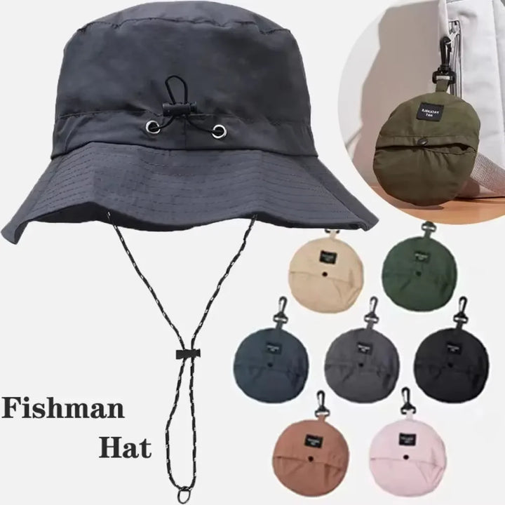 Waterproof UV Protection Bucket Hat – Outdoor Hiking & Camping Cap