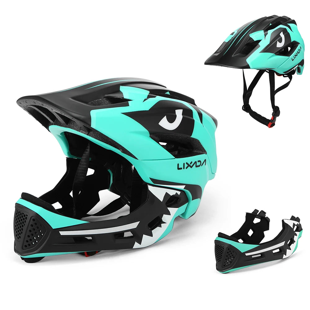 Kids Detachable Full-Face Helmet – Cycling, Skateboarding & Skating Safety Gear