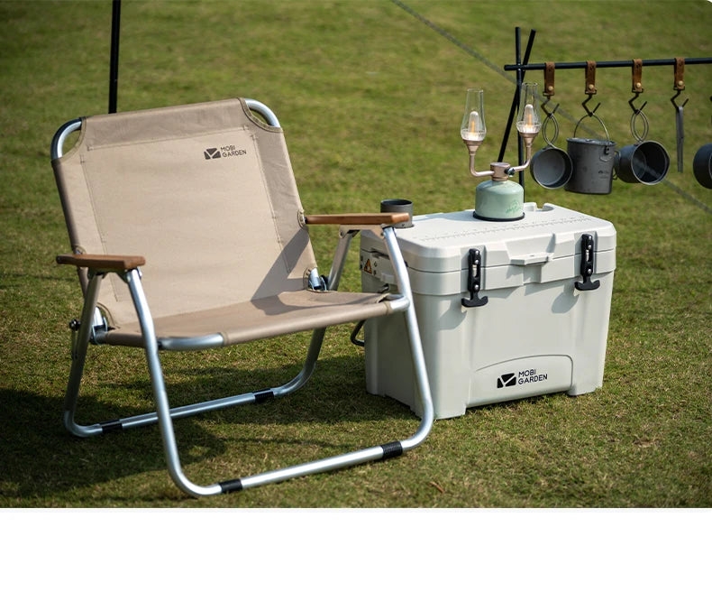 MOBI GARDEN 25L Camping Ice Box – Portable Large-Capacity Outdoor Cooler