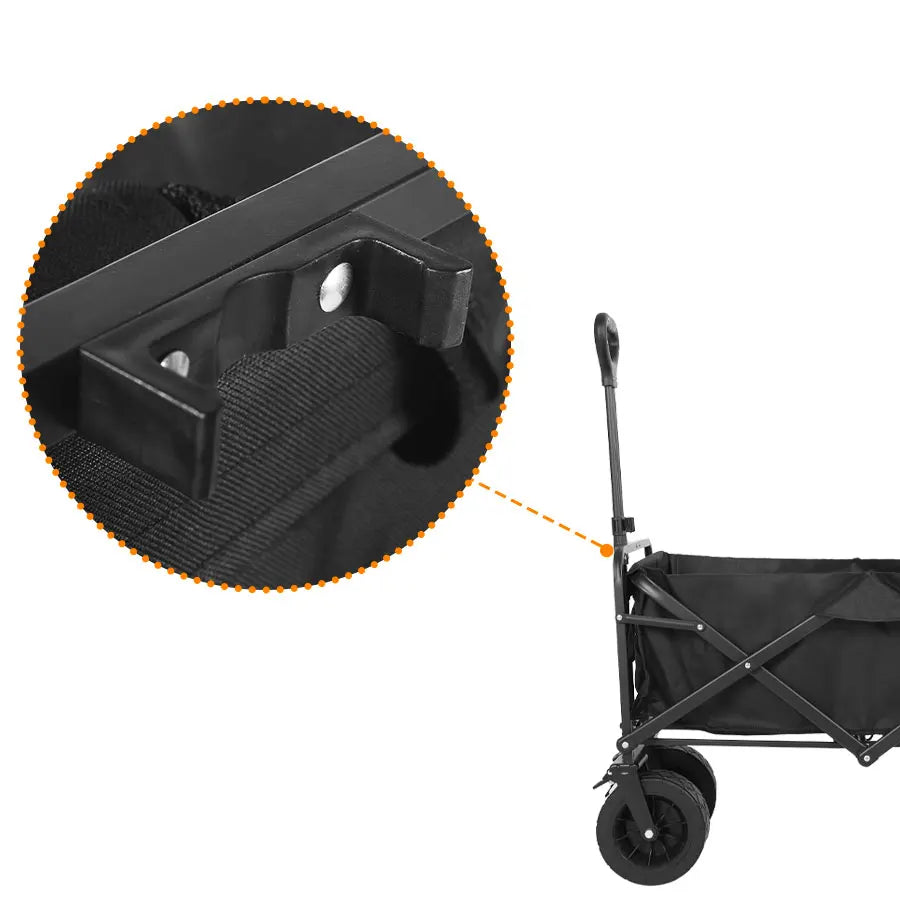 Heavy Duty Folding Utility Wagon – Large Capacity Collapsible Outdoor Cart