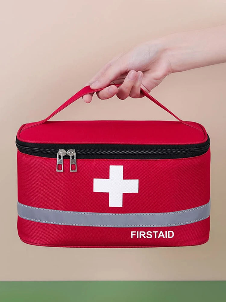 Portable Fabric Medical Bag – Travel & Home Medicine Storage Box