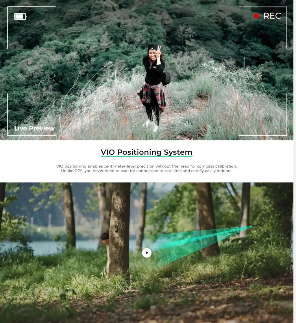 HOVERAir X1 Flying Camera Drone – Pocket-Sized Selfie Drone with Live Preview & Anti-Shake