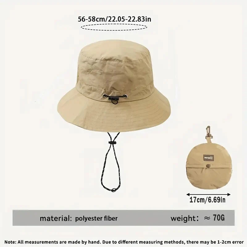 Waterproof UV Protection Bucket Hat – Outdoor Hiking & Camping Cap